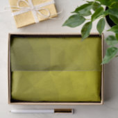 Geel donkere ombre-gradiënt geometrisch mesh-patro tissuepapier (Geschenk)