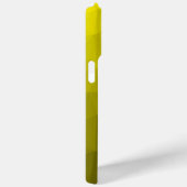 Geel donkere ombre-gradiënt geometrisch meshpatroo Case-Mate iPhone case (Achterkant / Rechts)