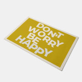 GEEL DONT ZORG IS GEZIEN DEURMAT (Schuin)