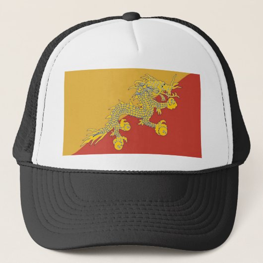 Geel drakenPet Trucker Pet (Voorkant)