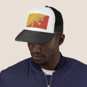 Geel drakenPet Trucker Pet (In situ)