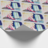 GEEL DROOG, RODE SCHOENWAPENS CADEAUPAPIER (Hoek)