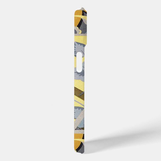 GEEL DRUKSTROMEN VOOR BLAUW, BUTTERFLIES, PLANTAAR Case-Mate iPhone CASE (Achterkant / Rechts)