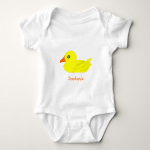 Geel Eend Ontwerp Persoonlijk Romper