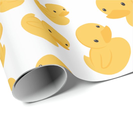 Geel eend patroon inpakpapier (Rol Hoek)