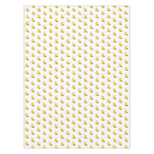 Geel eend tafelkleed - aangepaste kleuren - tekst (Voorkant)