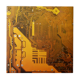 geel elektronisch circuit.JPG Tegeltje