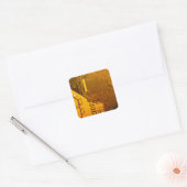 geel elektronisch circuit.JPG Vierkante Sticker (Envelop)