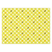 Geel Emoji Pattern Tafelkleed (Voorkant (Horizontaal))