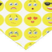 Geel Emoji Pattern Tafelkleed (Gekanteld)
