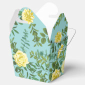 Geel en Aqua  lentetransport Bedankdoosjes (Geopend)