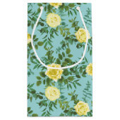 Geel en Aqua  lentetransport Klein Cadeauzakje (Achterkant)