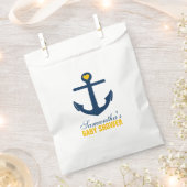 Geel en blauw anker bedankzakje (Geknipt)