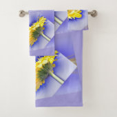 Geel en blauw bad handdoek (Insitu)