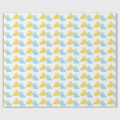 Geel en blauw bundels Verpakkingspapier Cadeaupapier (Vlak)