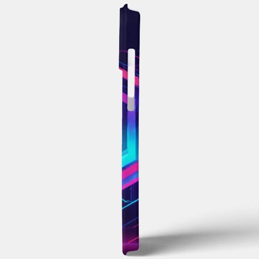 geel en blauw Case-Mate iPhone case (Achterkant / Links)