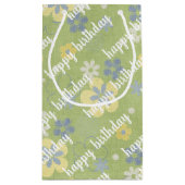 geel en blauw dagblad klein cadeauzakje (Achterkant)