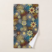 Geel en blauw dehanddoekset bad handdoek (Handdoek)