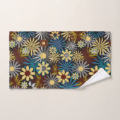 Geel en blauw dehanddoekset bad handdoek (Handdoek)