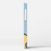 Geel en blauw demper Case-Mate iPhone case (Achterkant / Links)