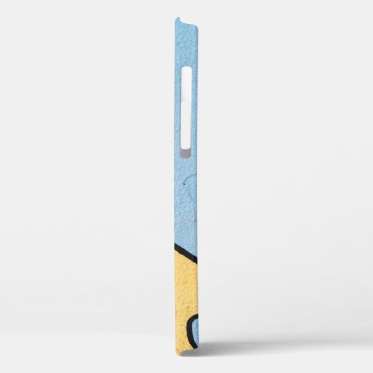 Geel en blauw demper Case-Mate iPhone case (Achterkant / Links)