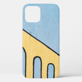 Geel en blauw demper Case-Mate iPhone case (Achterkant)
