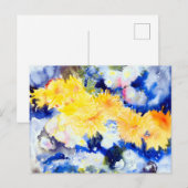 Geel en blauw door Charles Demuth Briefkaart (Voorkant / Achterkant)