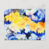 Geel en blauw door Charles Demuth Briefkaart (Voorkant)