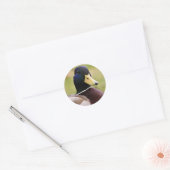 Geel en blauw Euck Sticker (Envelop)