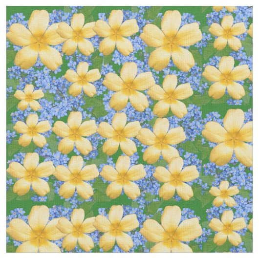 geel en blauw geel stof (Close Up)