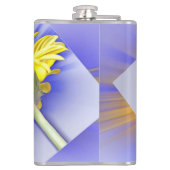 Geel en blauw heupfles (Achterkant)