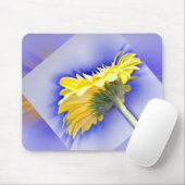 Geel en blauw muismat (Met muis)