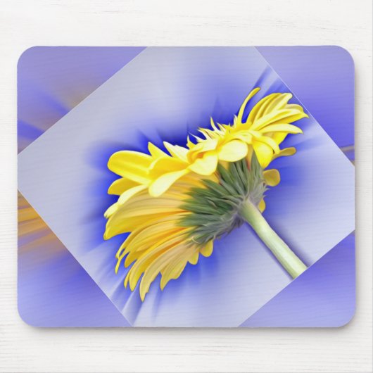 Geel en blauw muismat (Voorkant)