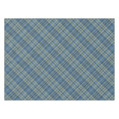 Geel en blauw tartan patroon tafelkleed (Voorkant (Horizontaal))