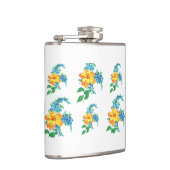Geel en blauw ventiel heupfles (Rechts)