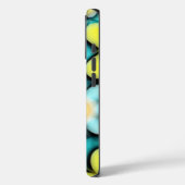 Geel en blauw ventilatorvermogen Case-Mate iPhone case (Achterkant / Links)