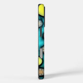 Geel en blauw ventilatorvermogen Case-Mate iPhone case (Achterkant / Rechts)