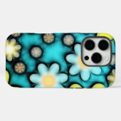 Geel en blauw ventilatorvermogen Case-Mate iPhone case (Achterkant (horizontaal))