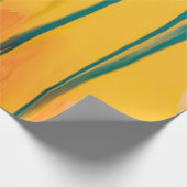 GEEL EN BLAUWE APPARAAT CADEAUPAPIER (Hoek)