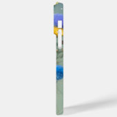 GEEL EN BLAUWE WATERVERF Case-Mate iPhone CASE (Achterkant / Links)