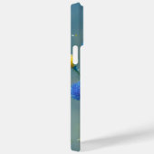 GEEL EN BLAUWE WATERVERF Case-Mate iPhone CASE (Achterkant / Rechts)