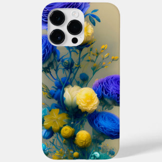 GEEL EN BLAUWE WATERVERF Case-Mate iPhone 14 PRO MAX HOESJE