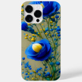 GEEL EN BLAUWE WATERVERF Case-Mate iPhone CASE (Achterkant)