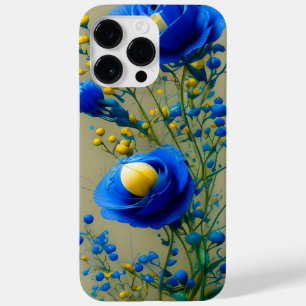 GEEL EN BLAUWE WATERVERF Case-Mate iPhone 14 PRO MAX HOESJE