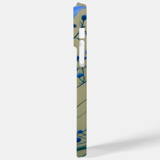 GEEL EN BLAUWE WATERVERF Case-Mate iPhone CASE (Achterkant / Links)