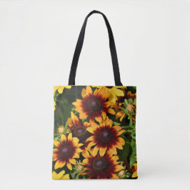 Geel en Brons Rubeckias Bloemen Tote Bag