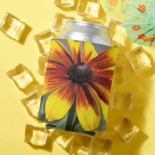 Geel en Bronze Rudbeckia Floral Koelbox Blikjeskoeler