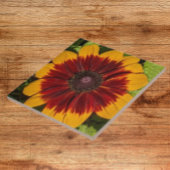 Geel en Bronze Rudbeckia Floral Tegeltje