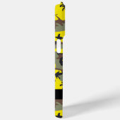 Geel en bruin Camouflage Jouw naam Personaliseren Case-Mate iPhone Case (Achterkant / Rechts)