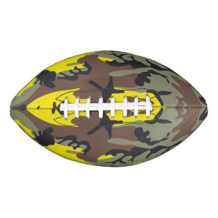Geel en bruin camouflage, militair, leger american football